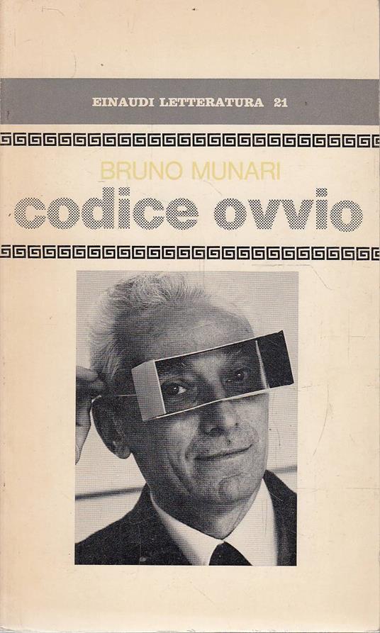 Codice ovvio - Bruno Munari - copertina