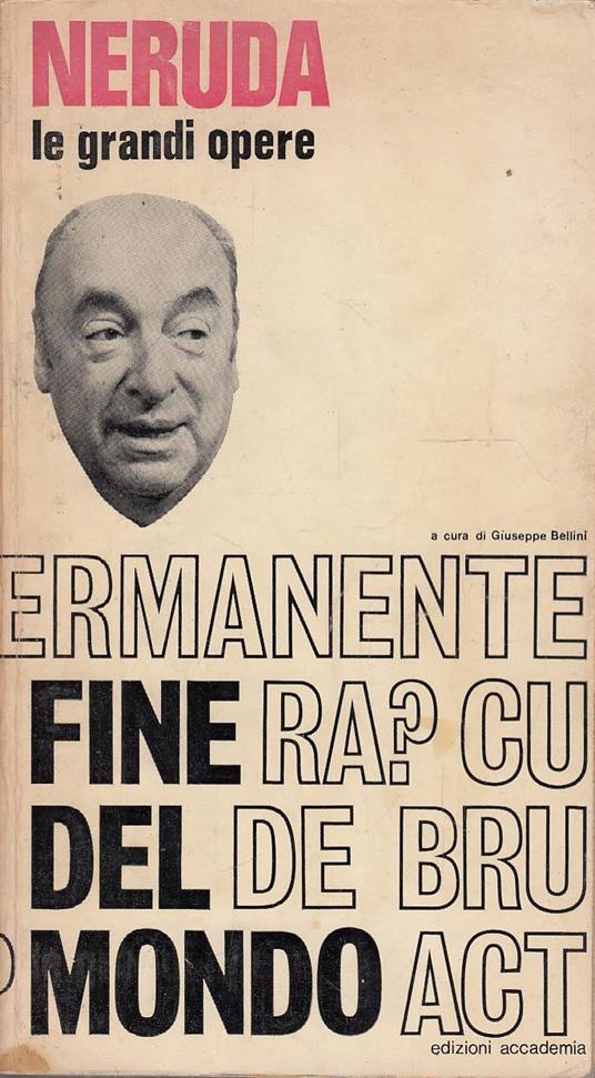 Fine del mondo - Pablo Neruda - copertina