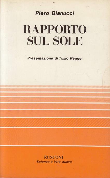 Rapporto sul sole - copertina