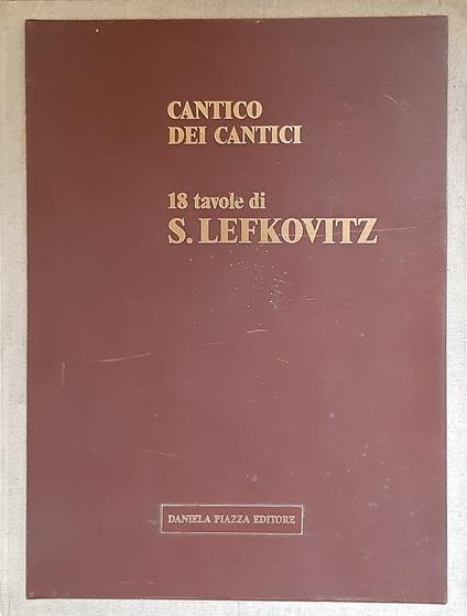 Cantico dei cantici - copertina