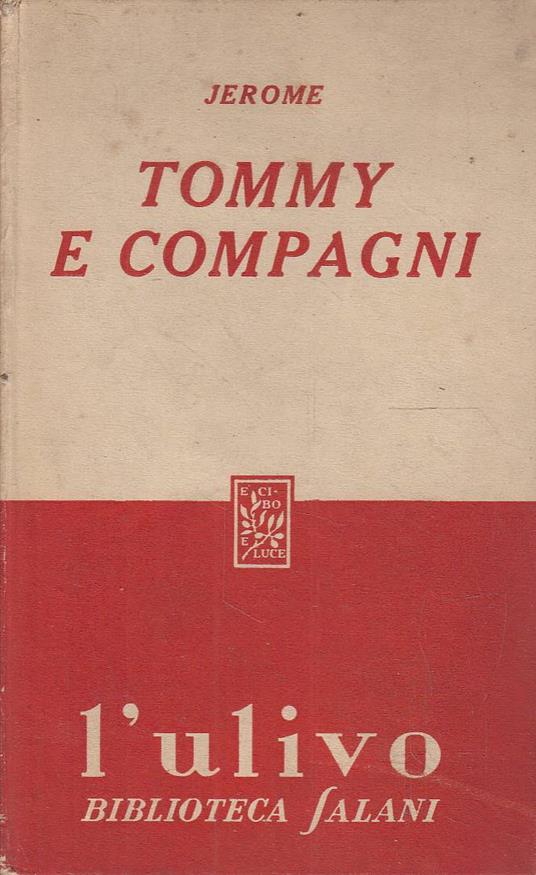 Tommy e compagni - Jerome K. Jerome - copertina