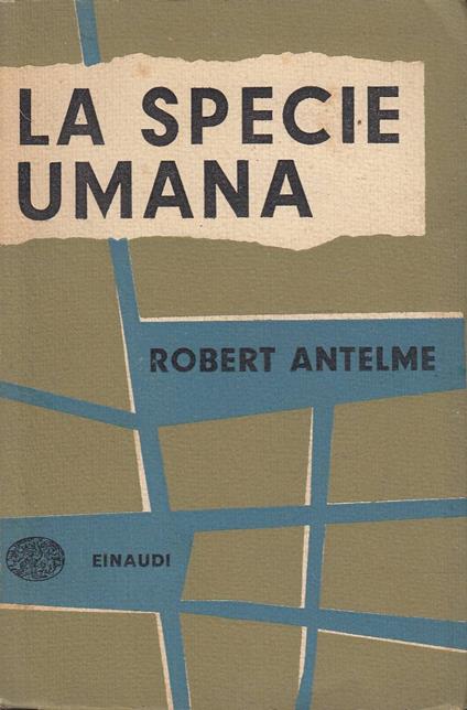 La Specie Umana - Robert Antelme - copertina