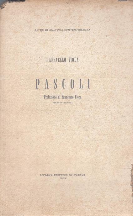 Pascoli - Raffaello Viola - copertina