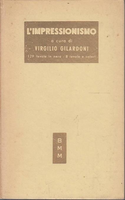L'Impressionismo - Virgilio Gilardoni - copertina