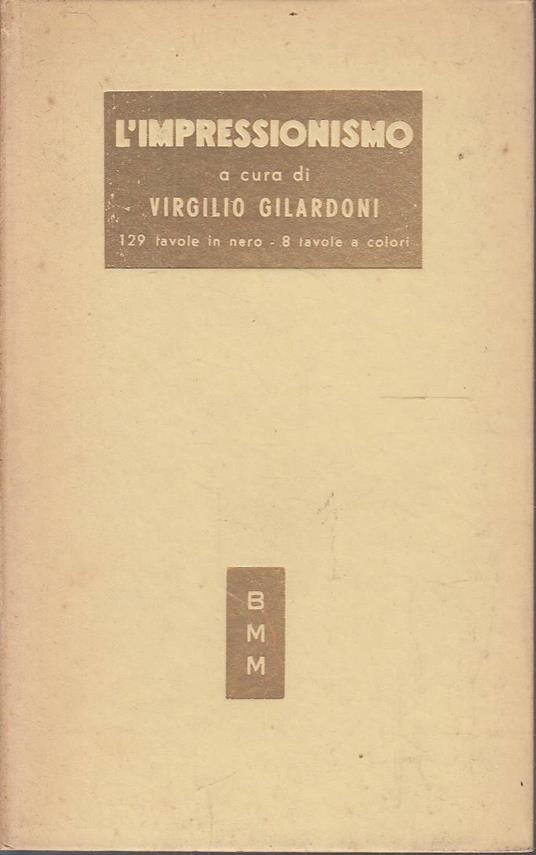 L'Impressionismo - Virgilio Gilardoni - copertina