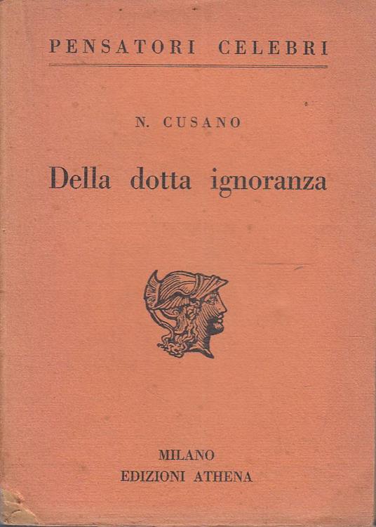 Della dotta ignoranza - copertina