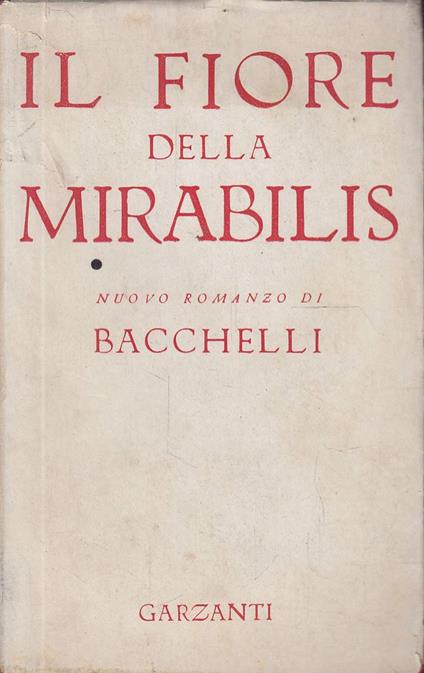 Il fiore della Mirabilis - copertina