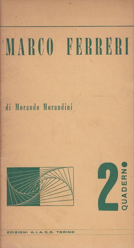 Marco Ferreri - Morando Morandini - copertina