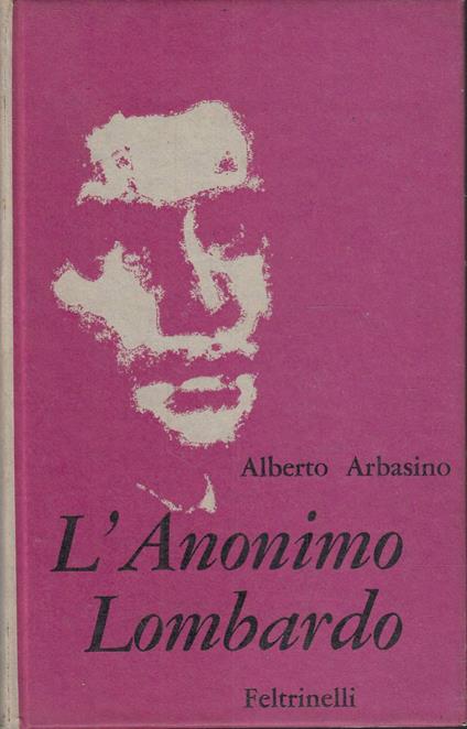 L'Anonimo Lombardo - Alberto Arbasino - copertina