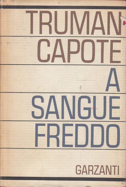 A sangue freddo - Truman Capote - copertina