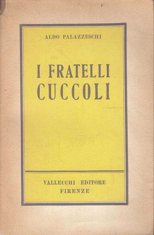 I fratelli Cuccoli - Aldo Palazzeschi - copertina