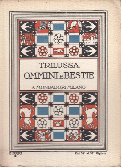 Ommini e bestie - Trilussa - copertina