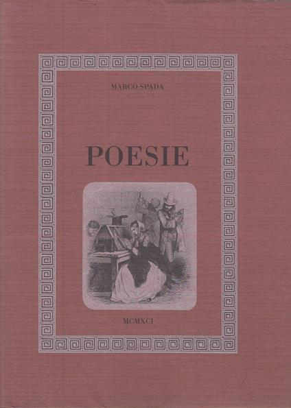 Poesie - Marco Spada - copertina