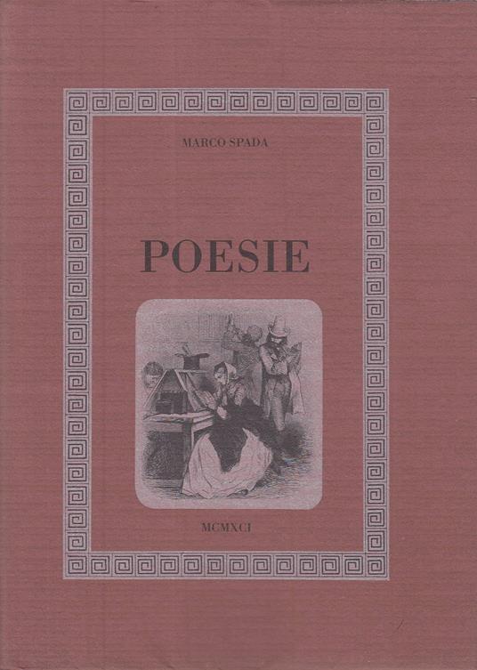 Poesie - Marco Spada - copertina