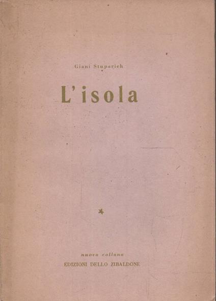 L' isola - Giani Stuparich - copertina