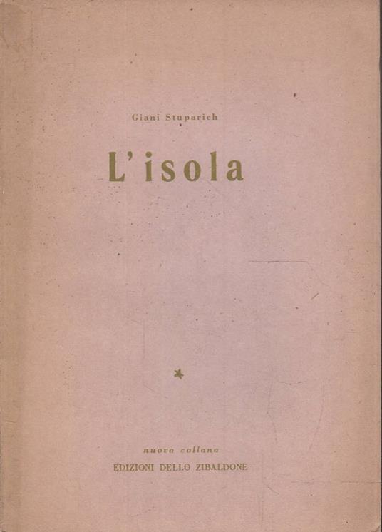 L' isola - Giani Stuparich - copertina