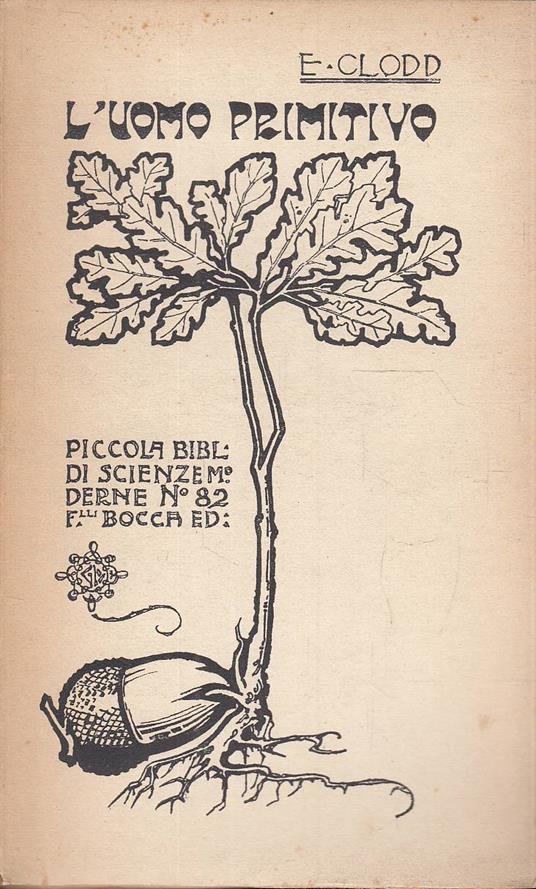 L' uomo primitivo - Edward Clodd - copertina