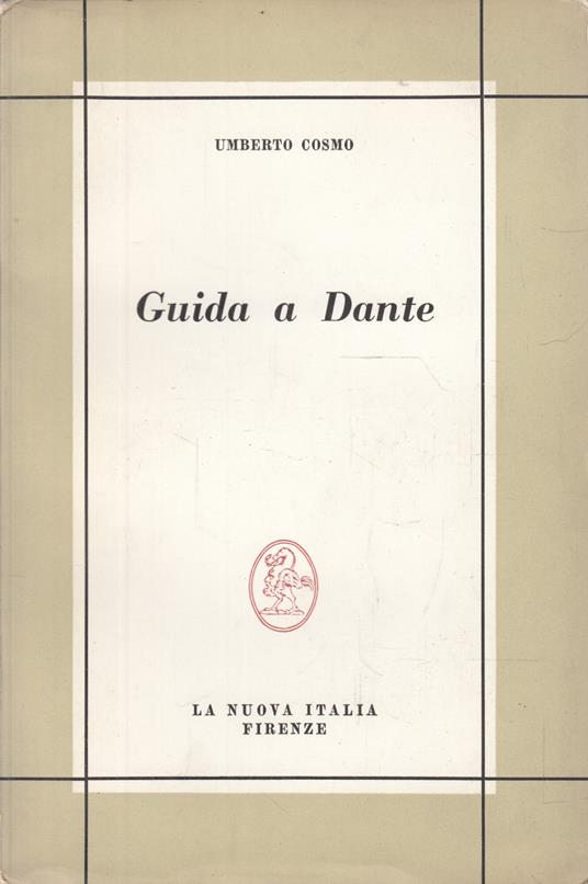 Guida a Dante - Umberto Cosmo - copertina