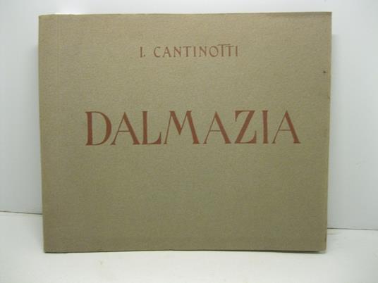Dalmazia - I. Cantinotti - copertina