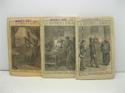 La Repubblica romana del P. Antonio Bresciani. Vol. I, II, III - Antonio Bresciani - copertina
