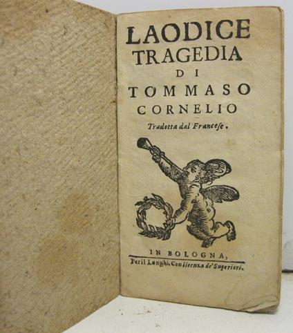 Laodice tragedia. Tradotta dal francese - copertina