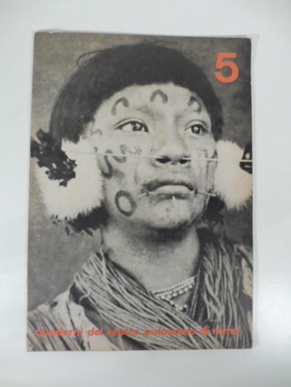 Proposte di antropologia e teatro a cura del teatro autonomo di Roma. Amazzonia venezuelana di Silvio Benedetto. 1977 - copertina