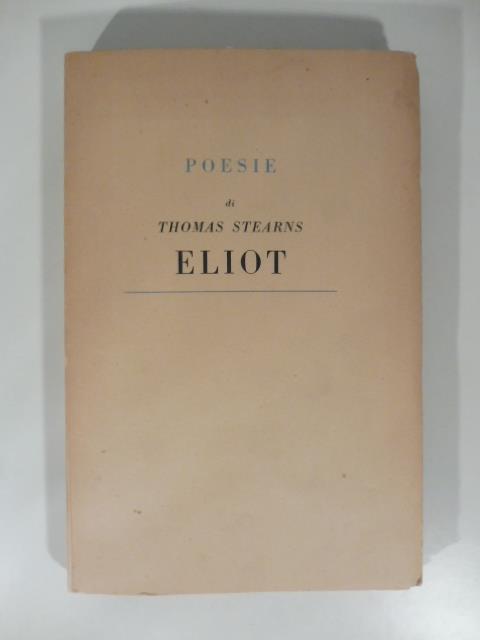 Poesie con testo a fronte. Terza edizione aumentata e riveduta. Traduzione e prefazione di Luigi Berti - copertina
