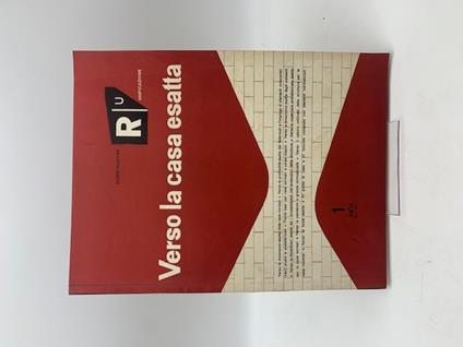 Verso la casa esatta n. 1 - copertina