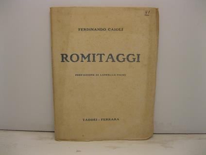 Romitaggi - Ferdinando Caioli - copertina