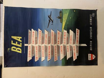 Bea. British european airways. (Affiche, poster, pubblicitario originale) - copertina