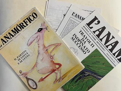 L' Anamorfico. Mensile di forme improbabili. Anno secondo, numero 1 - gennaio 1984 - copertina