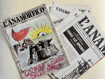 L' Anamorfico. Mensile di forme improbabili. Anno secondo, numero 2 - febbraio 1984 - copertina