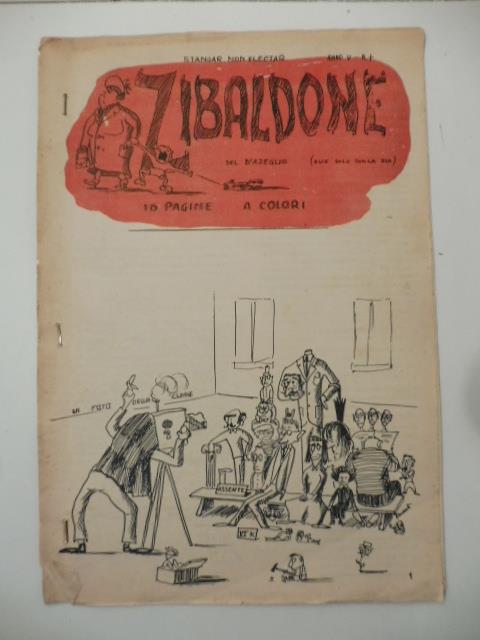Zibaldone del D'Azeglio, anno V, n. 4 - copertina