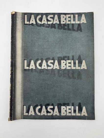 La Casa bella. Marzo 1931. N. 39 - copertina