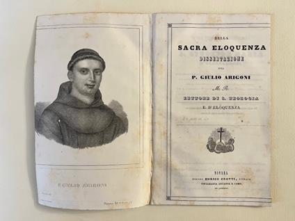 Della sacra eloquenza. Dissertazione - Giulio Arigoni - copertina