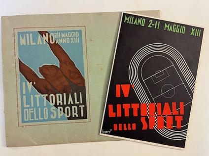 IV Littoriali dello sport. Milano, 2-11 maggio XIII - copertina