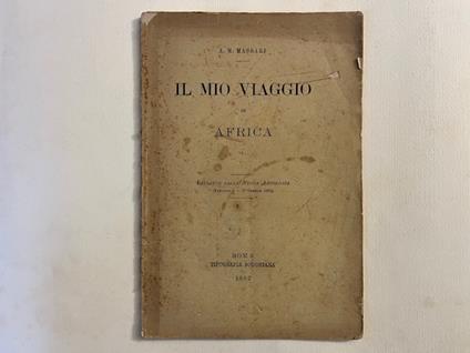 Il mio viaggio in Africa - copertina