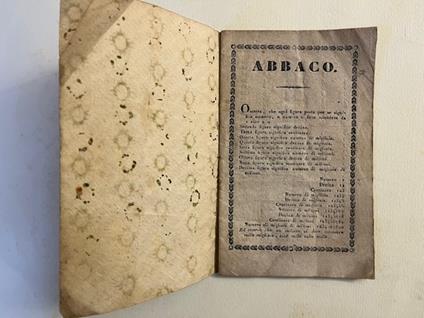 Abbaco - copertina
