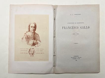 L' ingegnere e architetto Francesco Gallo 1672-1750 - copertina