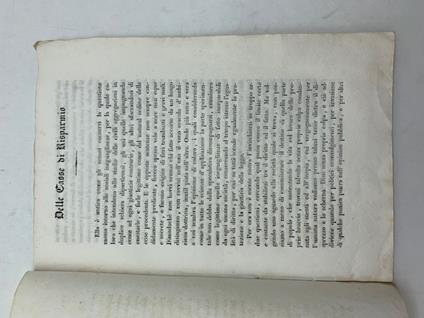 Delle casse di risparmio - copertina