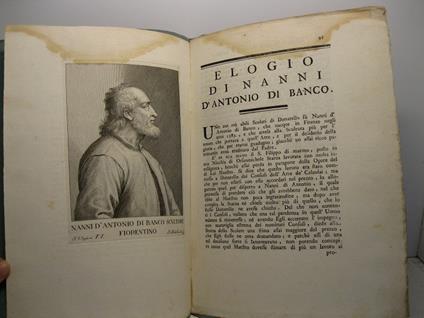 Elogio di Nanni d'Antonio di Banco - copertina