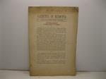 Proverbi italiani di filosofia naturale e di medicina. Estratto dalla Gazzetta di Medicina. Patologia Terapia Igiene Idrologia, n. 1