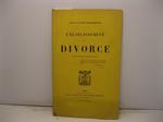 L' elargissement du divorce expose' des motifs et proposition de loi