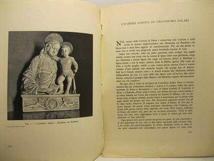 Un'opera ignota di Cristoforo Solari - copertina