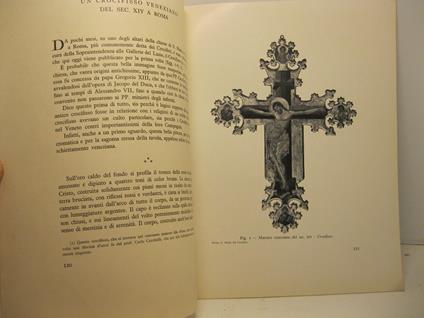 Un crocifisso veneziano del sec. XIV a Roma - Emilio Lavagnino - copertina