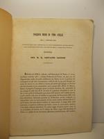 Posizioni medie di 2706 stelle pel 1o Gennajo 1860 distribuite nella zona compresa fra 10o e 12o30 di declinazione australe dedotte dalle osservazioni fatte negli anni 1856-57-58 nell'I. R. Osservatorio di Padova