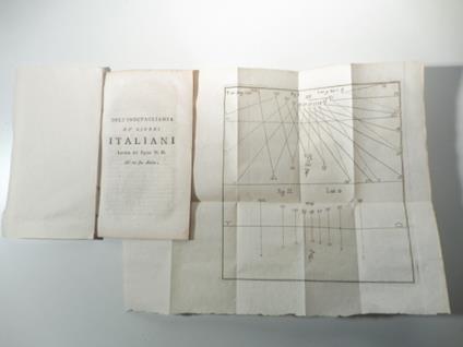 Dell'ineguaglianza de' giorni italiani. Lettera del Signor N. N. ad un suo amico - copertina