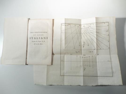 Dell'ineguaglianza de' giorni italiani. Lettera del Signor N. N. ad un suo amico - copertina