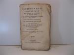 Compendio Universale Di Tutte Le Scienze E Belle Arti, E Di Quanto E' Necessario A Sapersi Nel Mondo. Per Uso Della Gioventu'...Con Piu' Un Trattato A Parte Di Ortografia Italiana, E Un Ristretto Di Geografia Antica. Con Un'Aggiunta De' Nuovi Cambiam