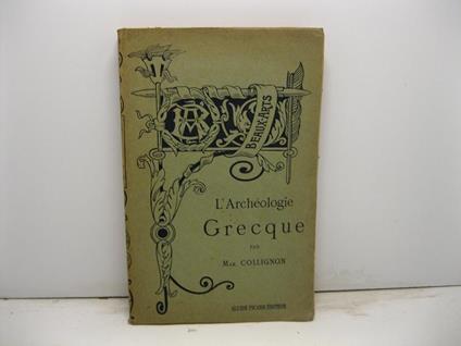 L' Arche'ologie Grecque - copertina